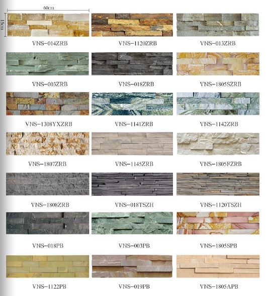Natural Rusty Slate Art Stone Cultured Stone for Wall /Villa