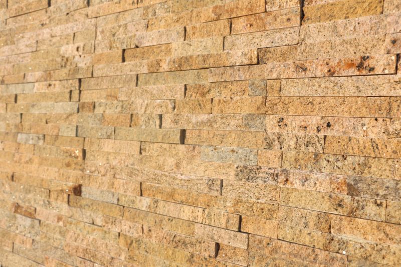 Yellow Sandstone Exterior Decorative Stacked Stone Wall Cladding Cement Stone
