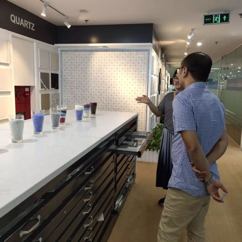 Artificial Quartz Stone Kitchen Quartz Black Calacatta Autumn Quartz Slabs