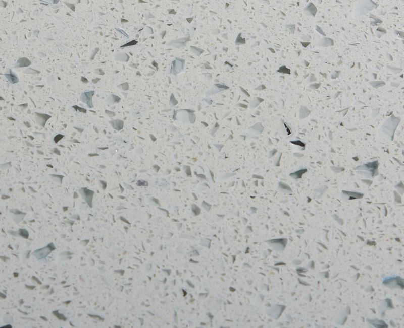 Per Square Meter Price of Crystal Grey Quartz Stone Slab