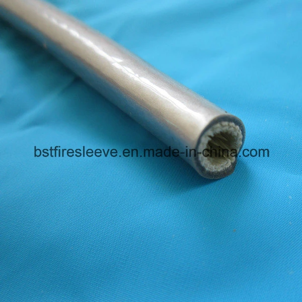 Braided Metal Hose Assemblies Glass Fibre Cover Silicone Rubber Fire Sleeve