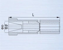 Wear-Resistant Blasting Parts Boron Carbide Sandblasting Nozzle Gun