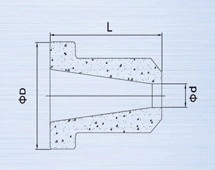 Wear-Resistant Blasting Parts Boron Carbide Sandblasting Nozzle Gun