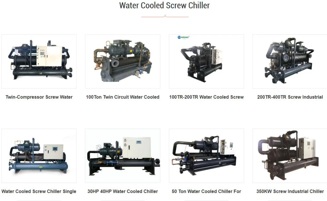 Excellent Cooling Lower Electric Consumption Industrial Water Chiller Cooling Water Machine Process Water Chiller 500kw 300kw