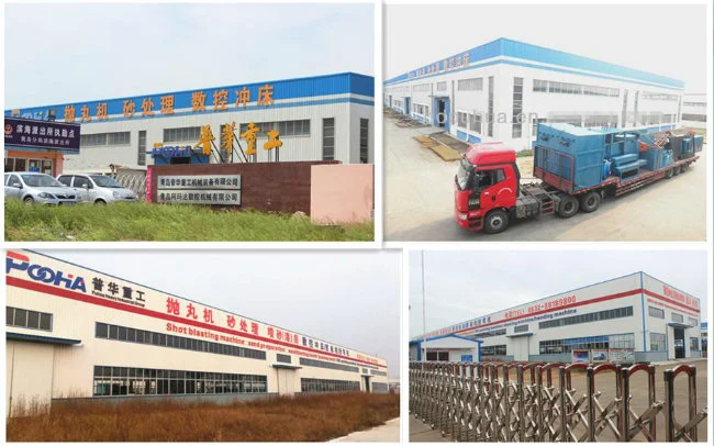 Roller Conveyor Grit Blasting Sandblasting Equipment