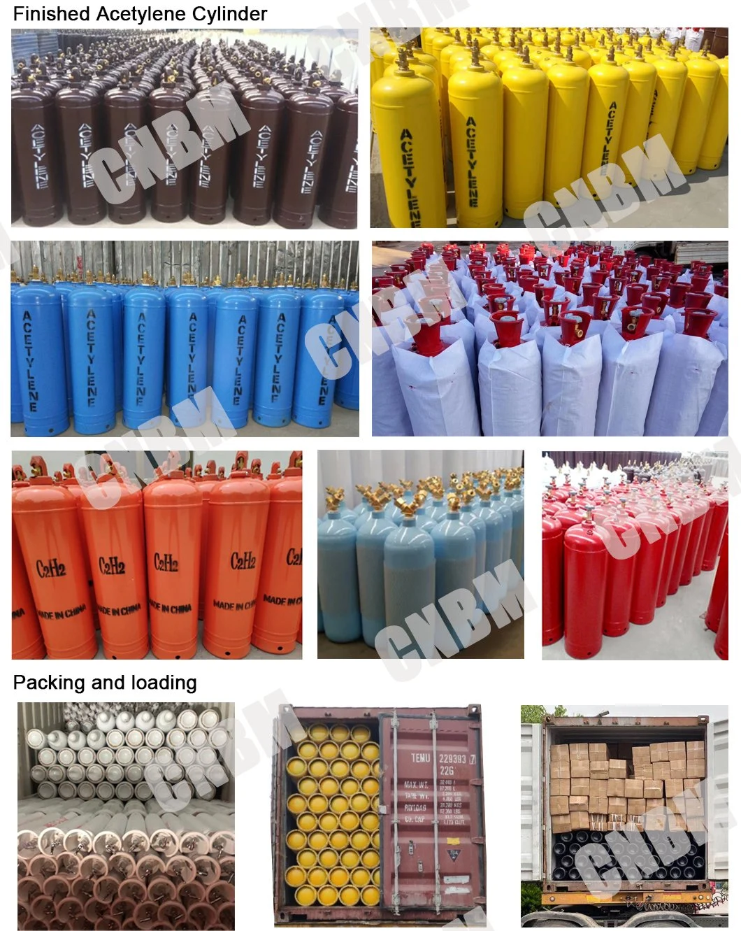 2L Portable Welding Kit Acetylene Cylinder GB 11638/ISO3807 Standard Acetylene Cylinder/C2h2 Gas Cylinder