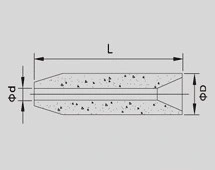 Wear-Resistant Blasting Parts Boron Carbide Sandblasting Nozzle Gun