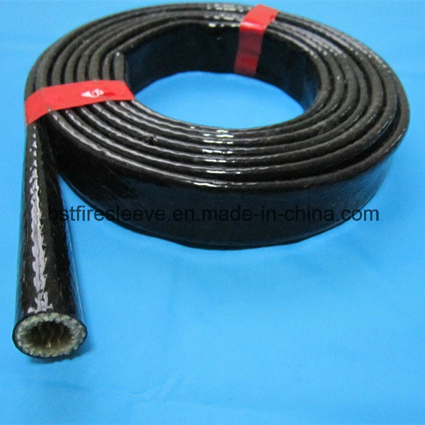 Braided Metal Hose Assemblies Glass Fibre Cover Silicone Rubber Fire Sleeve