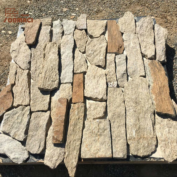 Natural Slate Exterior Stacked Stone Cladding