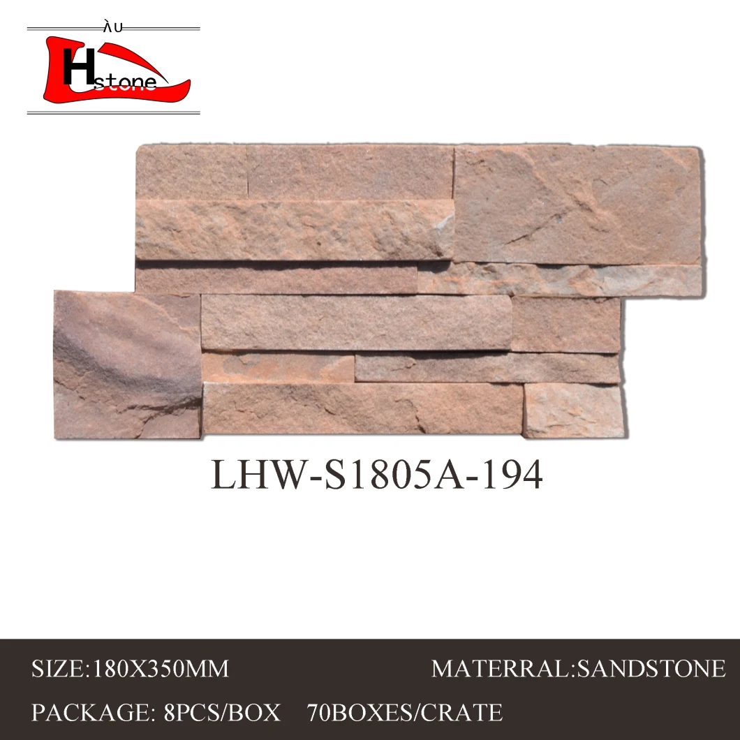 Nature Multiple Colour Quartz Culture Stone Wall Panel Wall Decoration Cladding Hot Sale 18X35cm