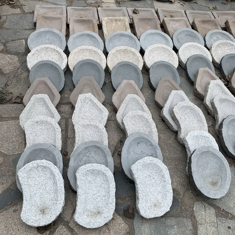 Stone Factory Garden Decoration Natural Stone Basalt Granite Polished Birdbath