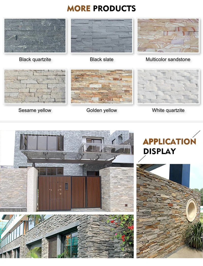 White Quartzite Ledgestone Stacked Wall Stone Veneer Culture Stone