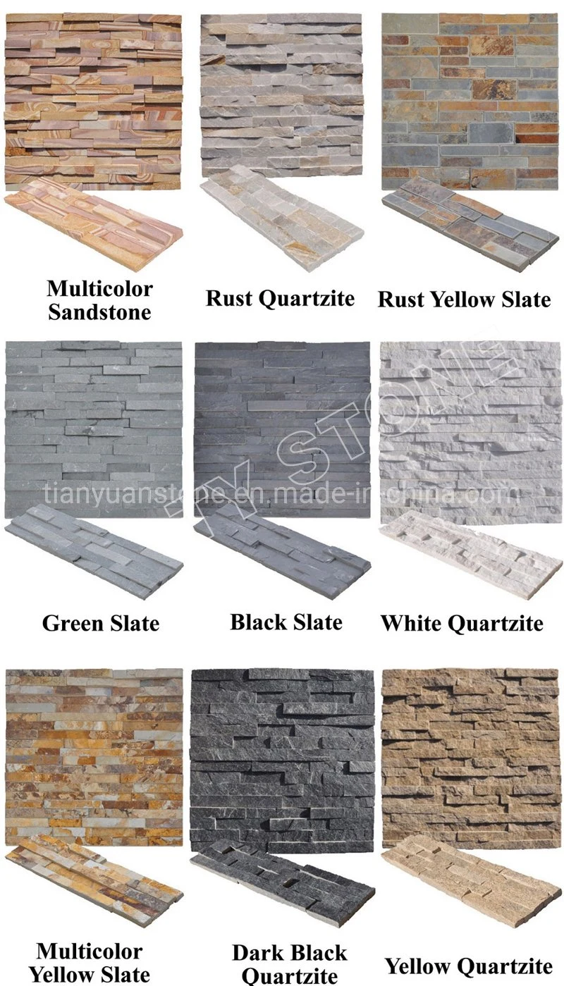 Blue Stone Exterior Wall Decorative Slate Stacked Stone