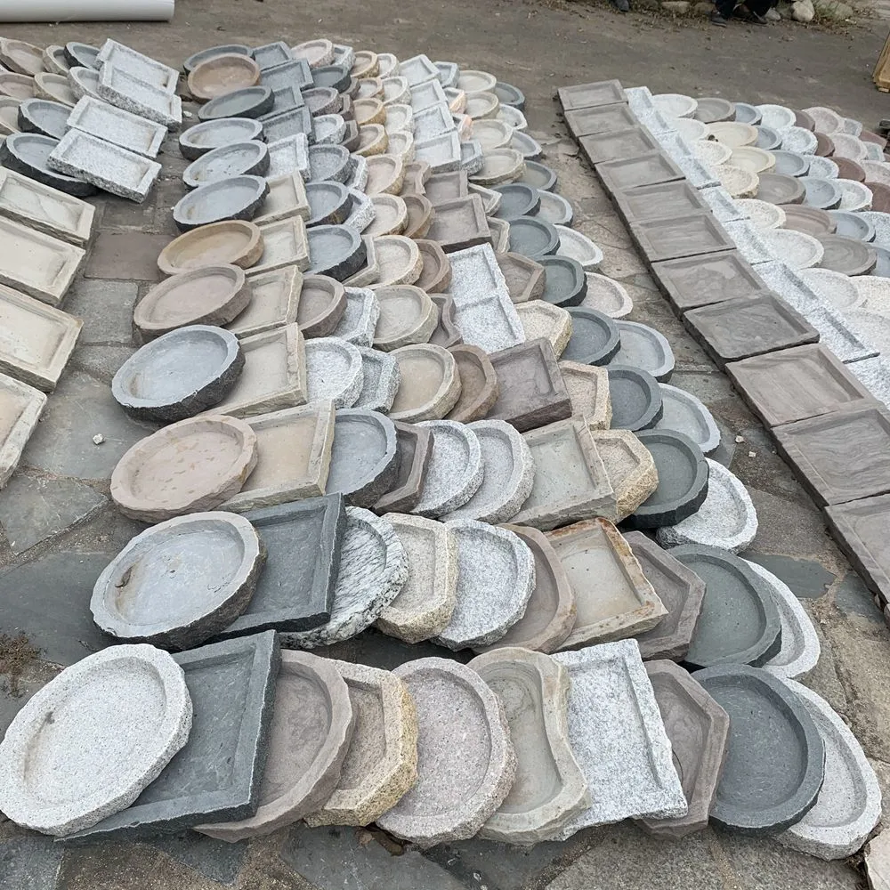 Stone Factory Garden Decoration Natural Stone Basalt Granite Polished Birdbath