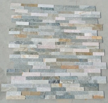White Rusty Natural Slate Culture Stone for Wall Decoration