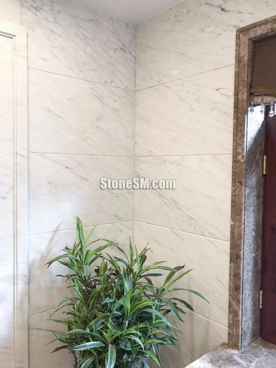 Book Matched Hot Sale Polished Natural Stone Jade White Marble Slab Domestic Arabescato Marble