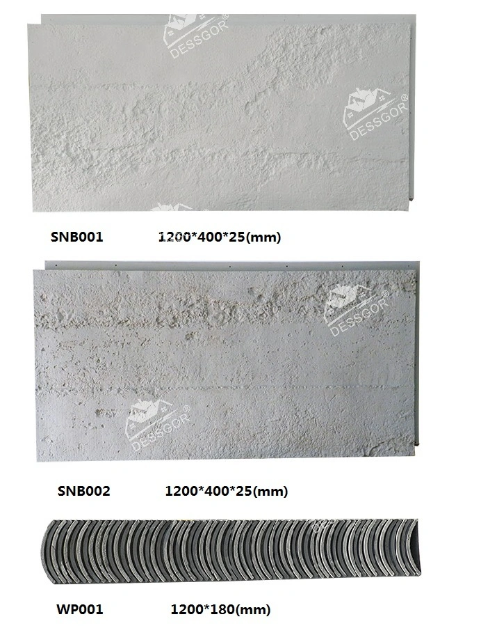 Low Price Polyurethane Faux Stacked Stone Veneer Artificial Brick Siding Panels