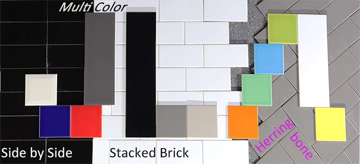 White 4X8inch/10X20cm Matt Tile Stone Brick Artificial Culture Stone Pool Corner