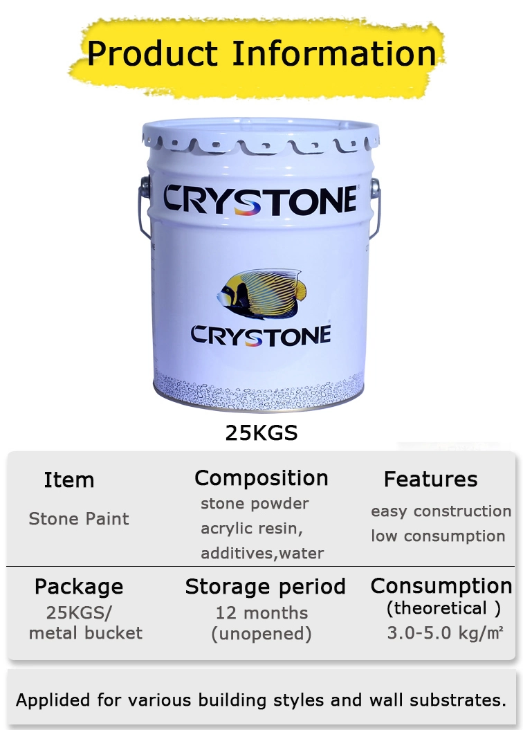 Stone Finish Paint Stone Imitation Paint Stone Effect Paint Decoration Exterior Wall Paint