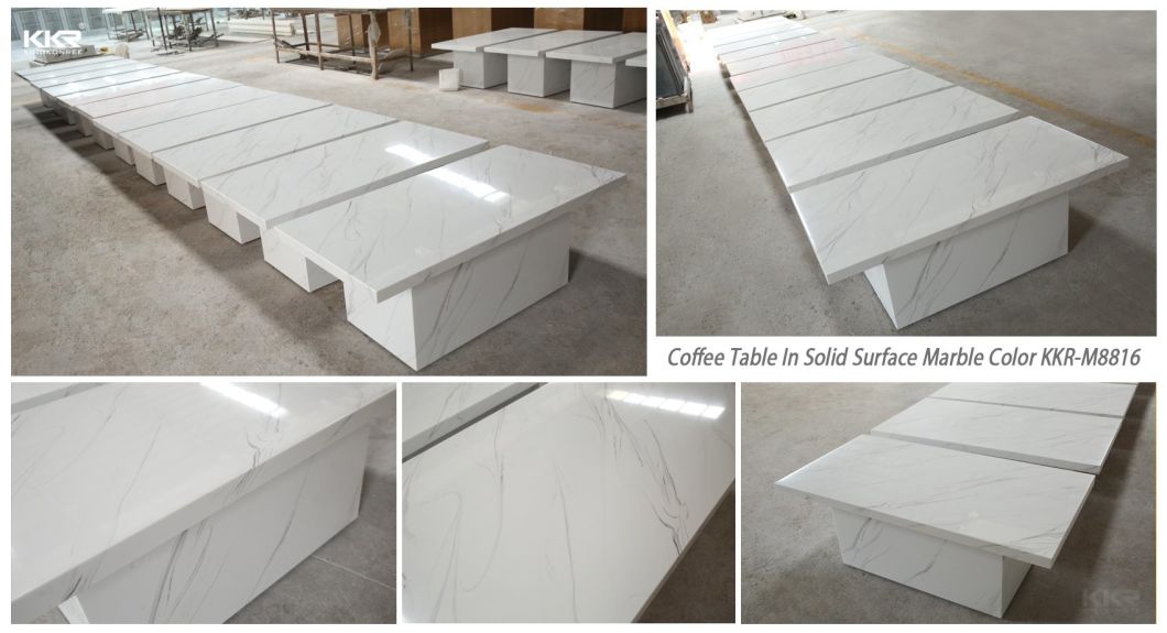 Marble Countertop Artificial Stone Sheets Solid Surface Sheets Stone Desk Top Marble Stone Artificial Stone