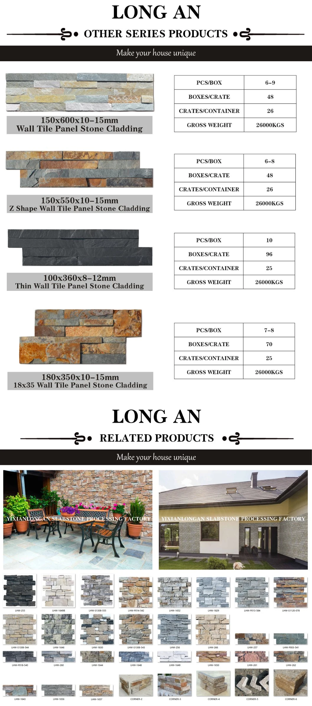 White Sandstone Stacked Ledge Culture Stone for Wall Stone Panel