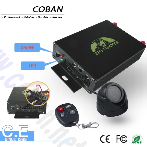 Coban GPS Vehicles Cars Fleet Tracking Tk105b GPS Tracker with Camera and Temperature Sensor