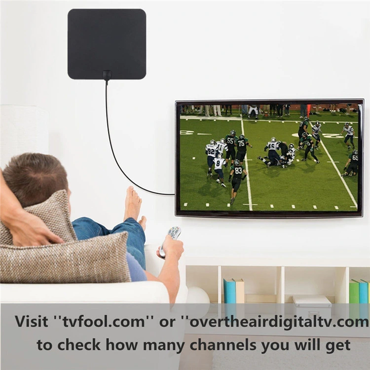 Modern Design VHF47 - 230MHz Indoor / Outdoor Digital1 50 Mile Booster Best Antennahd TV Antenna