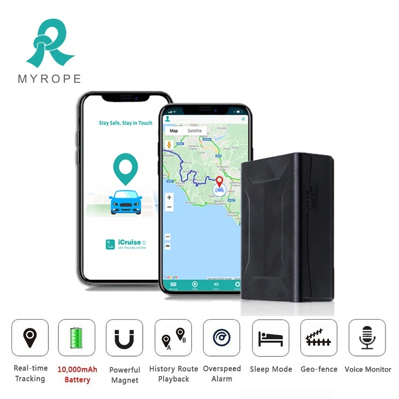 Vehicle GPS Tracker Car Tracker Fleet Management Tracking Device Long Battery Life with Free Tracking Software