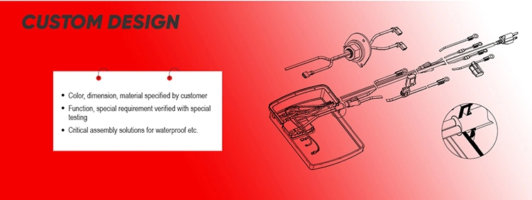 Customized Cable Assemblies Molex Micro-Fit Overmolded Cable Assemblies OEM Molded Wire Assembly