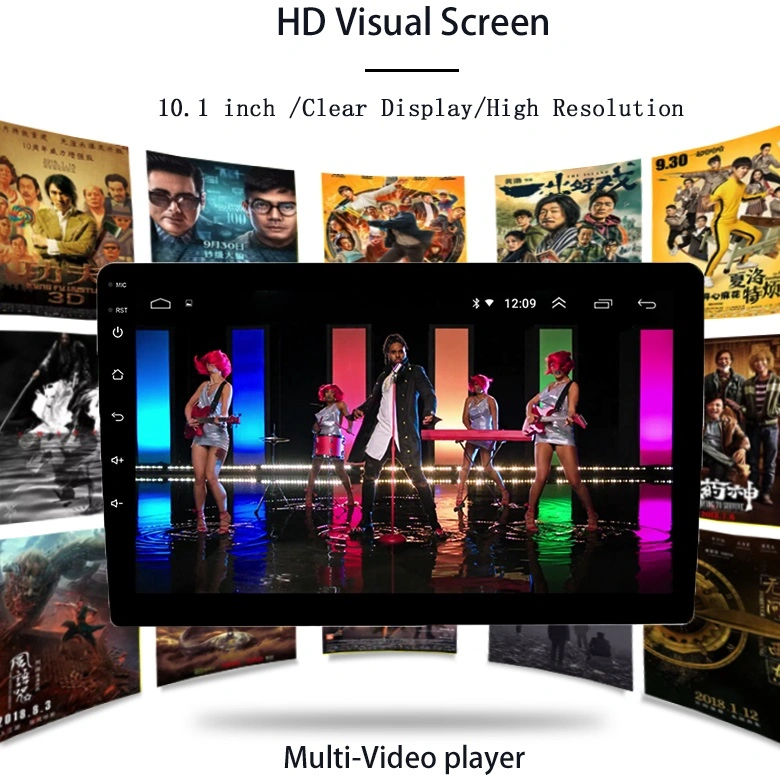 2 DIN 10 Inch Car Video Player GPS Navigation Car Stereo Android 9.0 Universal GPS Navigation 16g/32g Memory Touch Screen HD Mirror Link Car DVD Player