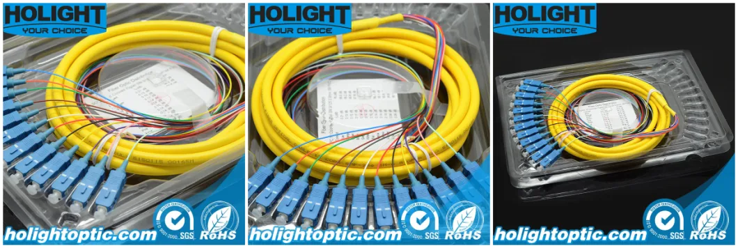 Fiber Optic Pigtail SC/PC, Sc/APC Singlemode Optical Pigtails