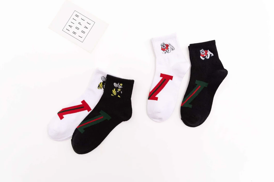 Cool Personalized Embroidery Socks Fashion Socks for Men Boy