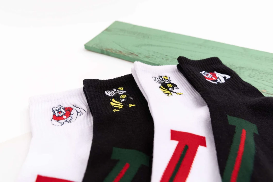 Cool Personalized Embroidery Socks Fashion Socks for Men Boy