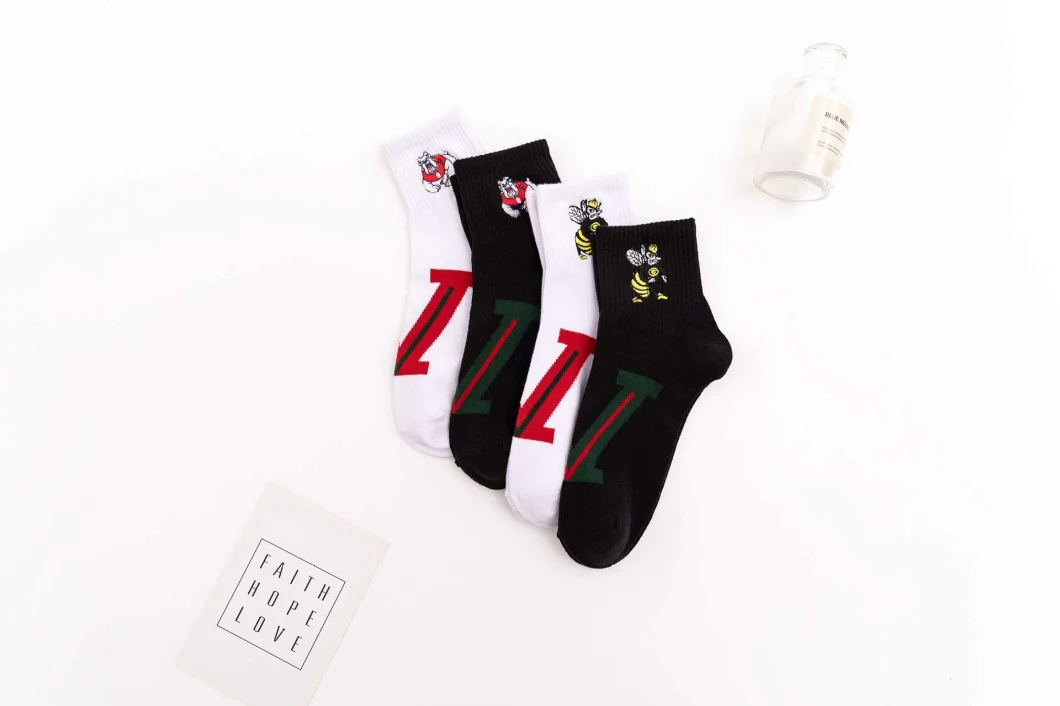 Cool Personalized Embroidery Socks Fashion Socks for Men Boy