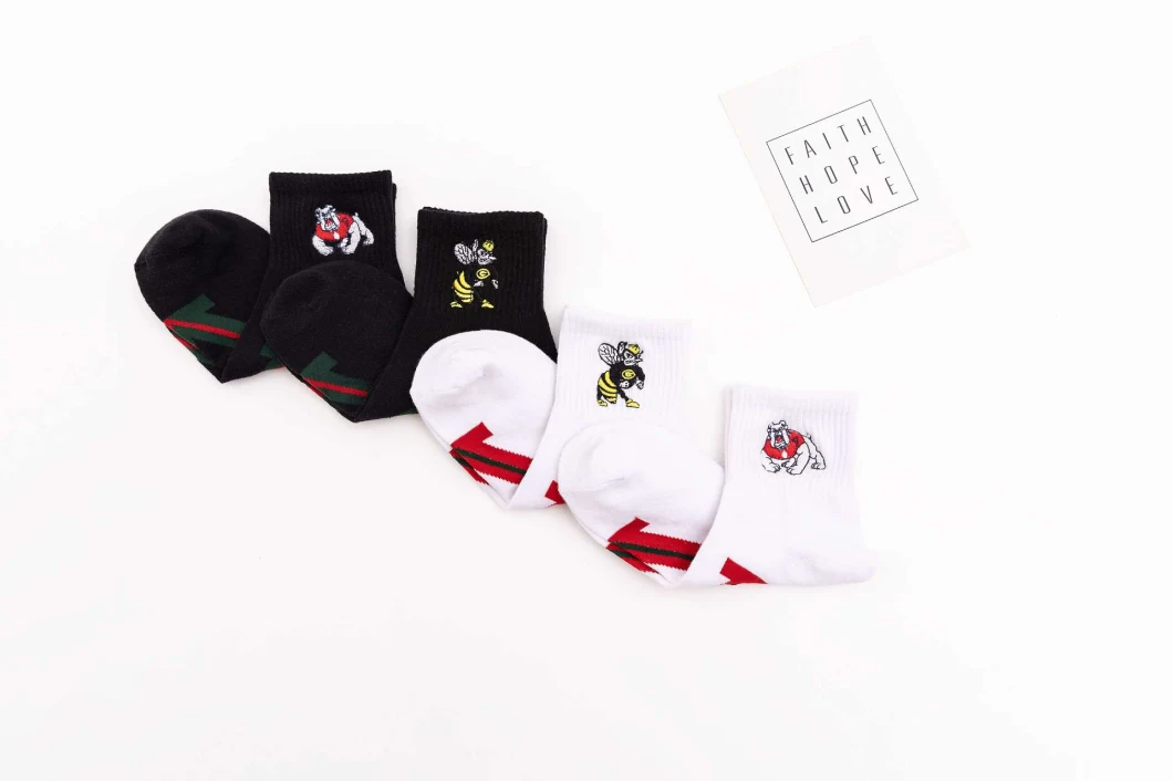 Cool Personalized Embroidery Socks Fashion Socks for Men Boy