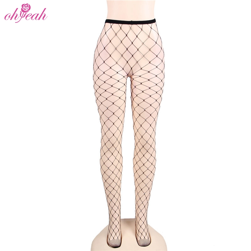 Hollow out Sexy Pantyhose Black Women Tights Stocking Fishnet Stockings Club Party Female Mesh Hosiery