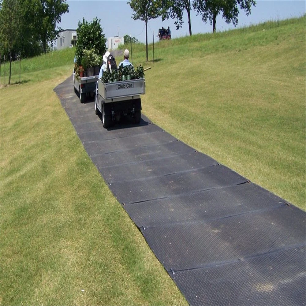 High Tensile Ground Protection Anti-Slip Trackway Sheet Car Anti-Skid HDPE/UHMWPE Road Mat