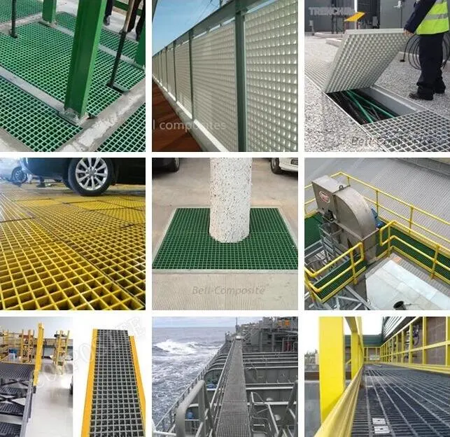 FRP/GRP Molded Grating, Glassfibre Grating Panels.