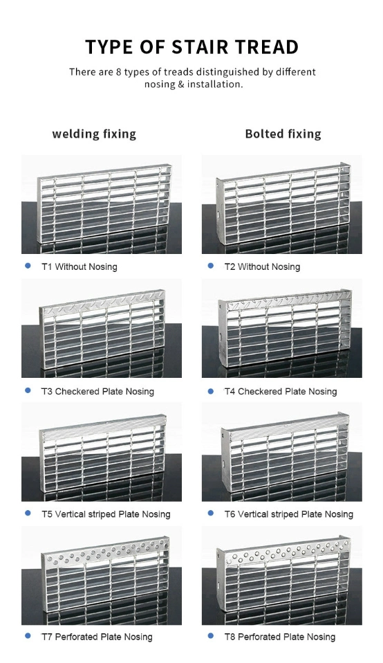 Welded Steel Bar Grating Stairs/Welded Bar Grating Stair /Bar Grating Stair Treads