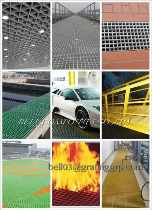 FRP/GRP High Strength Walkway /Fiberglass Molded/Cover Grating