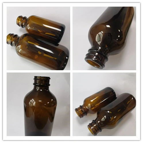 Amber Glass Jar/ Pill Glass Bottle 75ml/150ml/200ml Manufacturer