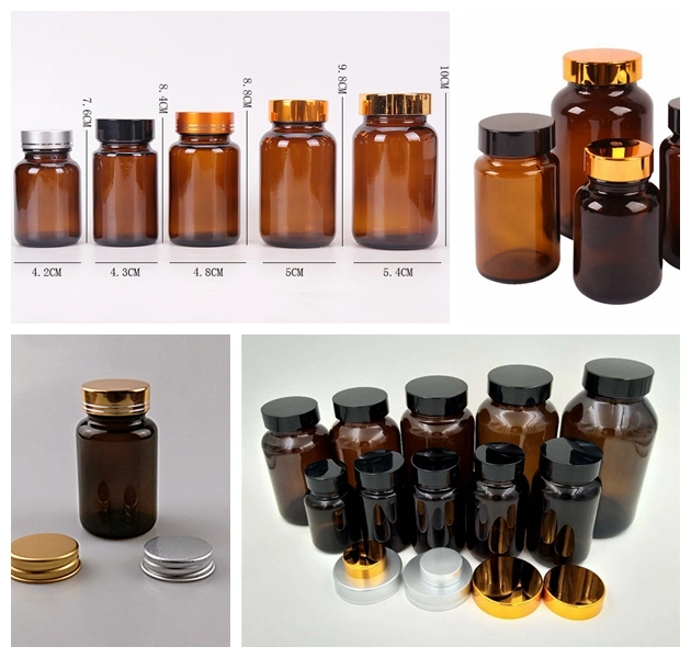 100ml 80ml 120ml Amber Brown Empty Medicine Bottle