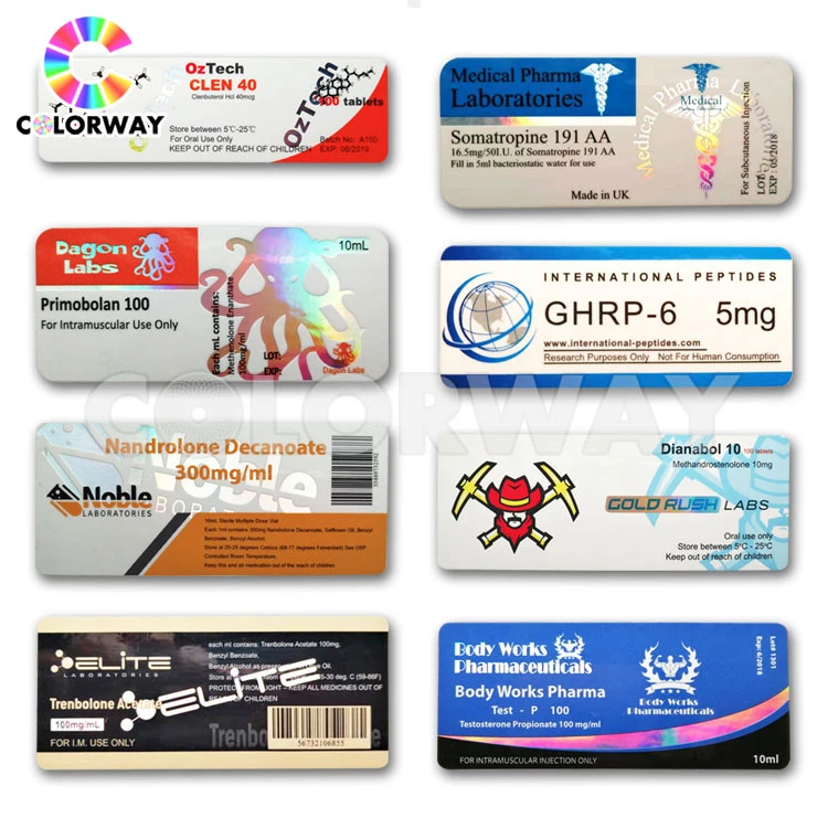 Customized Pill Bottles Labels, Adhesive Labels for Medicine Bottles