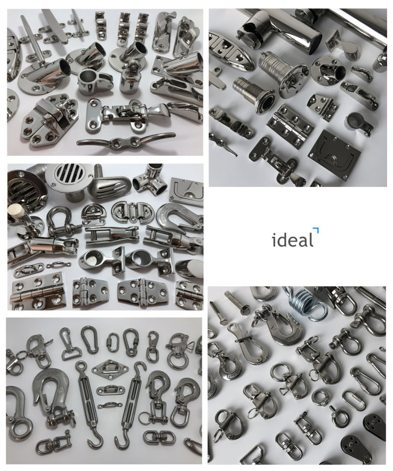 Marine Stainless Steel Anti-Rattle Lockable Hold Down Clamp Latch