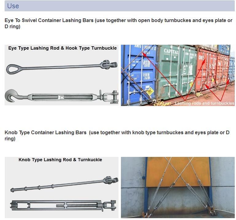 Container Lashing Bar Lashing Rods