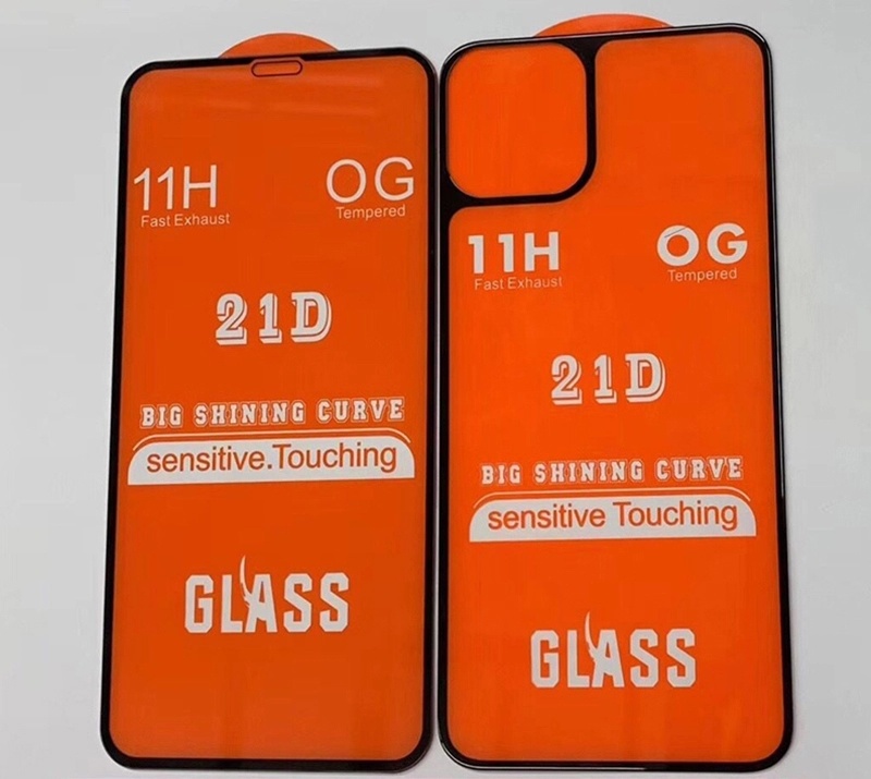 Tempered Glass Curved/21d Fullcover Full Glue Screen Protector for Apple iPhone 12 Mini iPhone 12 PRO iPhone 12 Max iPhone 12 PRO Max