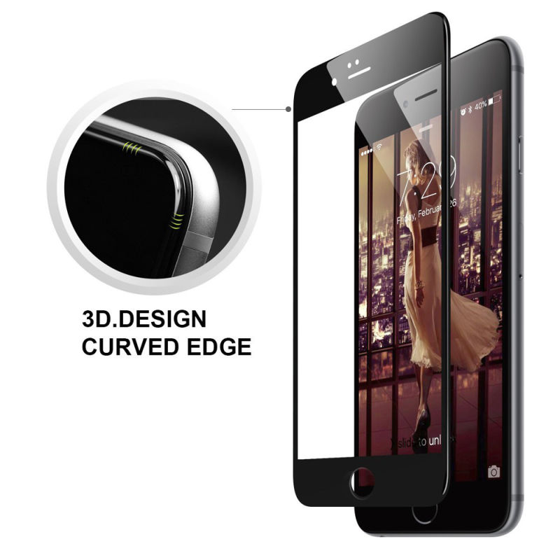 Ultra Thin Anti-Scratch 3D Curved Full Cover Tempered Glass Screen Protector