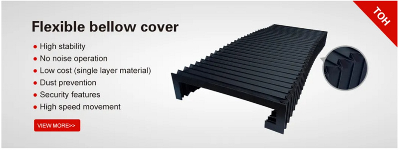 Plastic Accordion Bellows Shield Dust Cover Flexible Guard