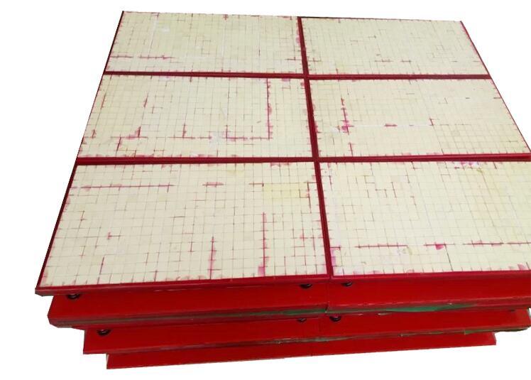 Screen Discharge Chute Wear Plate Ceramic Liner Cn Backed Wear Liner Rubber Ceramic Price