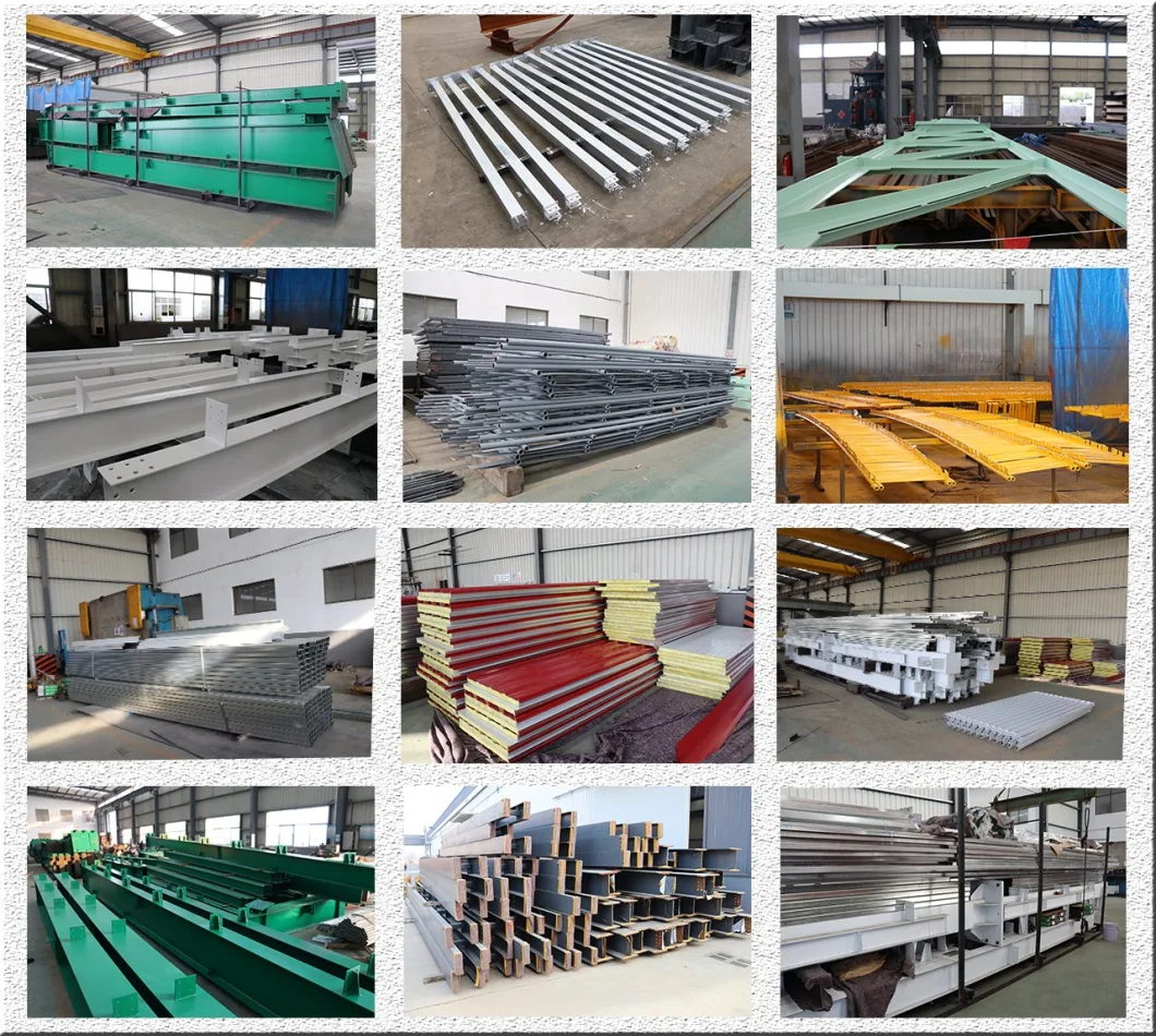 China Light Industrial Prefabricated Steel Structure Building/Warehouse/Workshop/Garage/Frame Construction